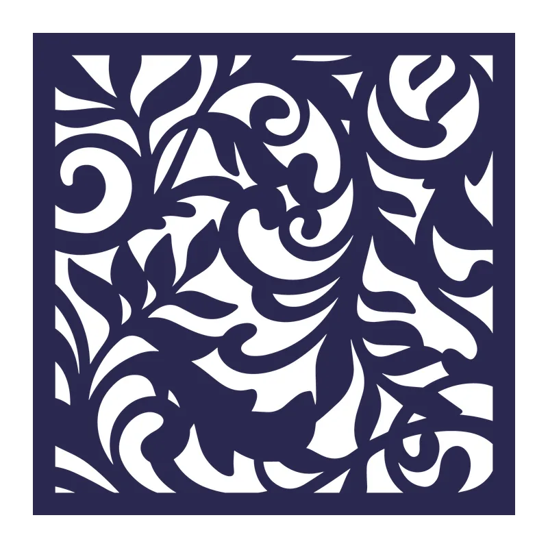 Square Flourish Panel