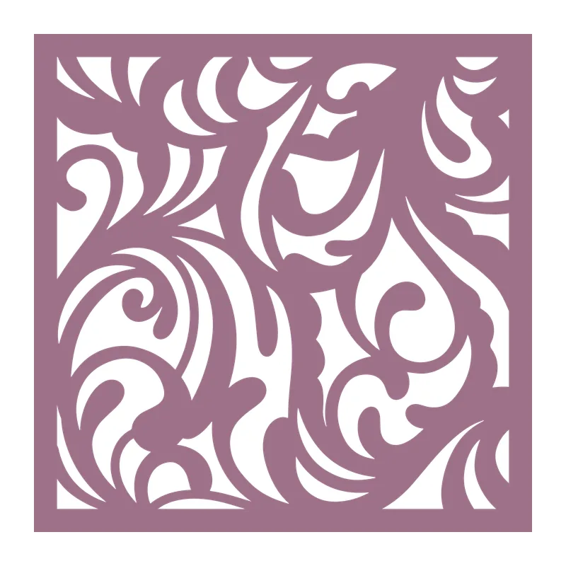 Square Flourish Panel