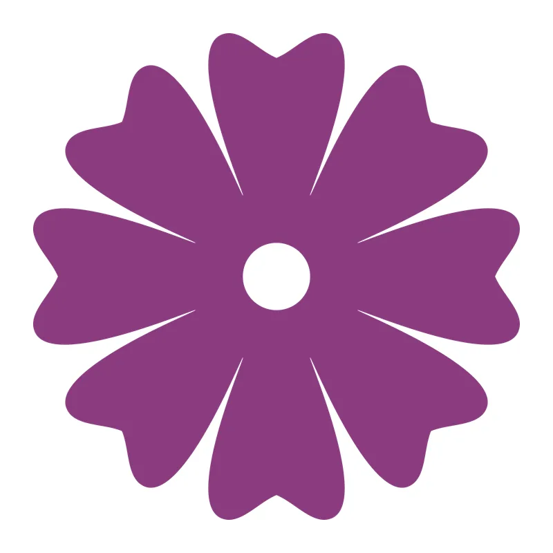 Notched Petal Flower