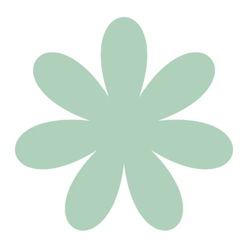 Simple Daisy Flower Silhouette