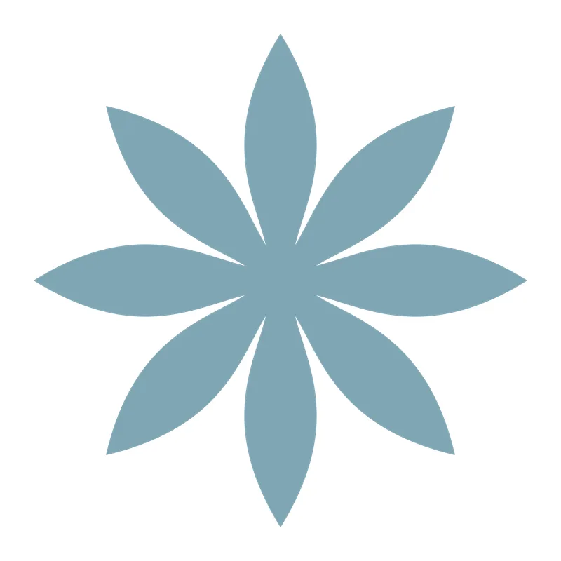 Eight Petal Flower