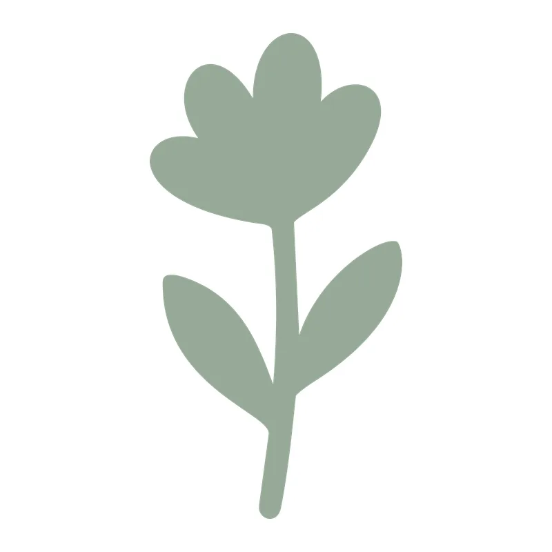 Simple Sage Flower