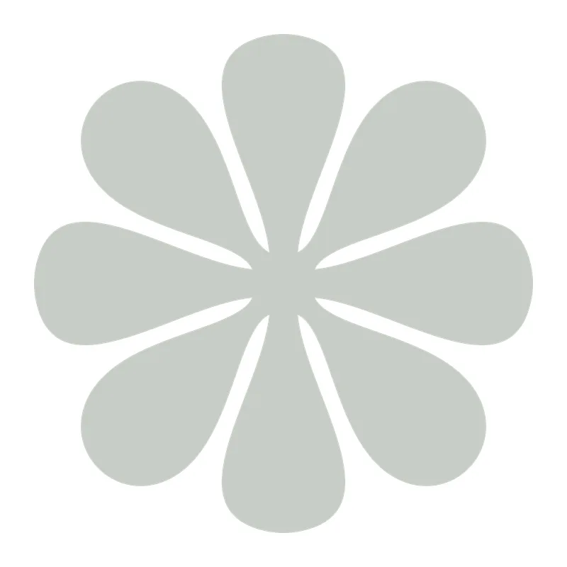 Simple Eight Petal Flower