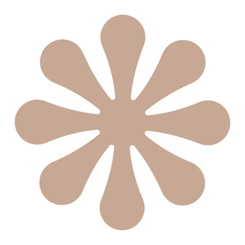 Simple Eight Petal Flower