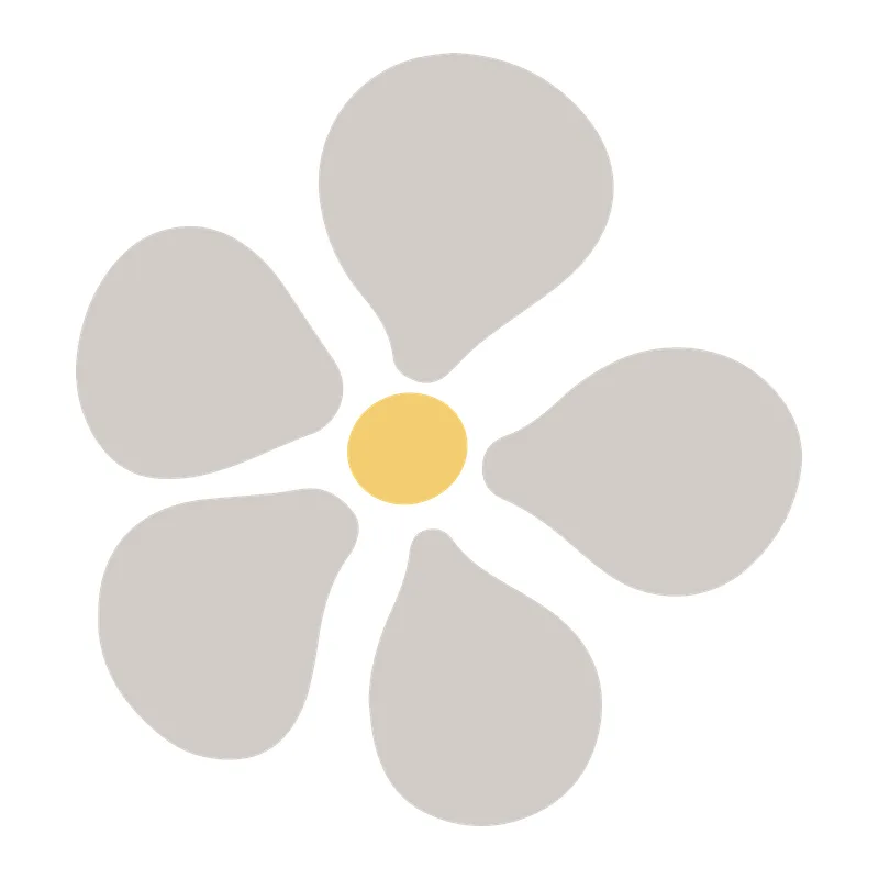 Simple Five Petal Flower