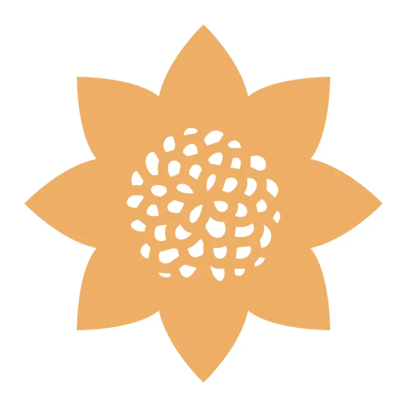 Sunflower With Seed Center
