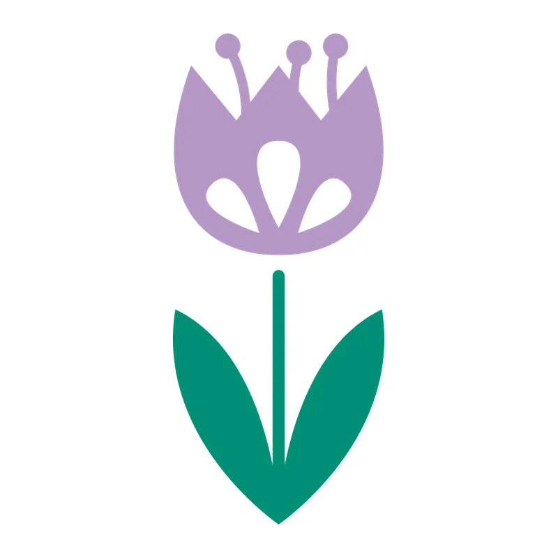 Lavender Tulip Flower