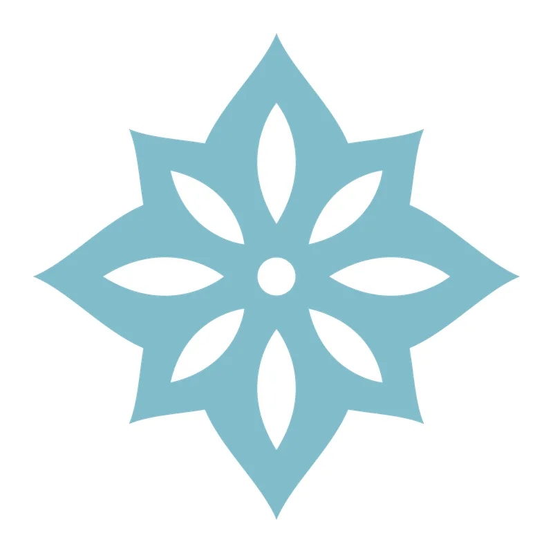 Four Point Flower Medallion
