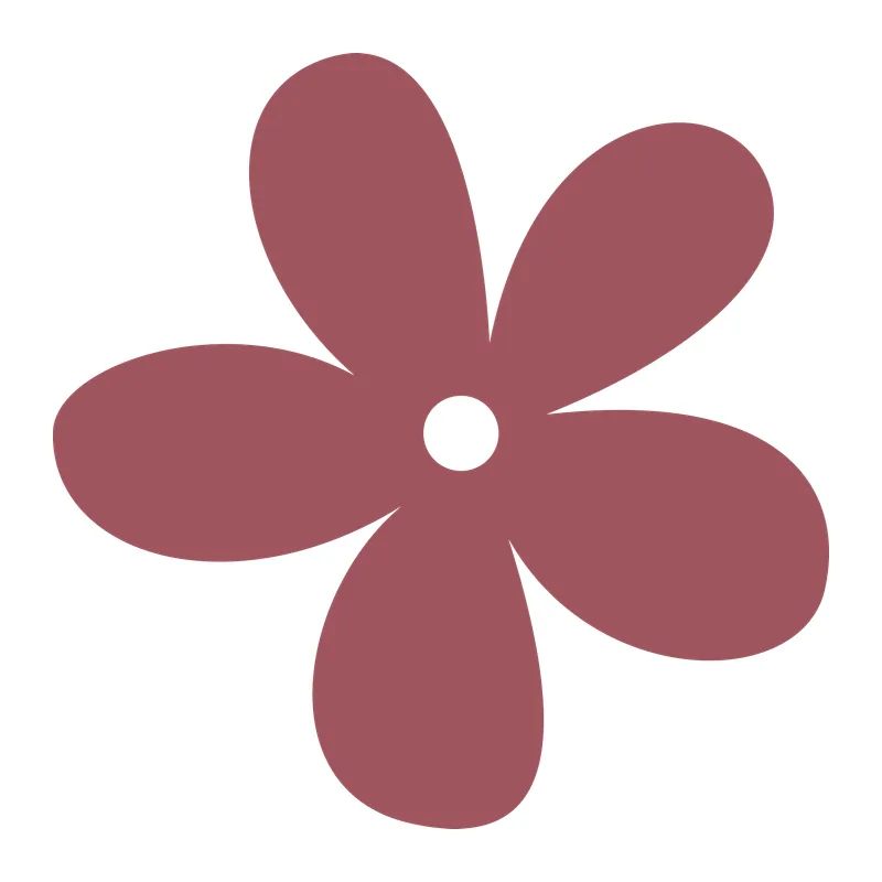 Simple Five Petal Flower