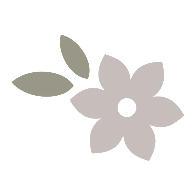 Simple Flower and Leaves
