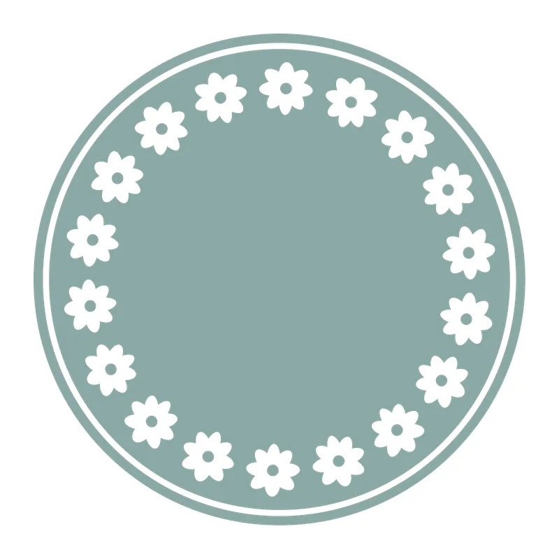 Flower Circle Frame