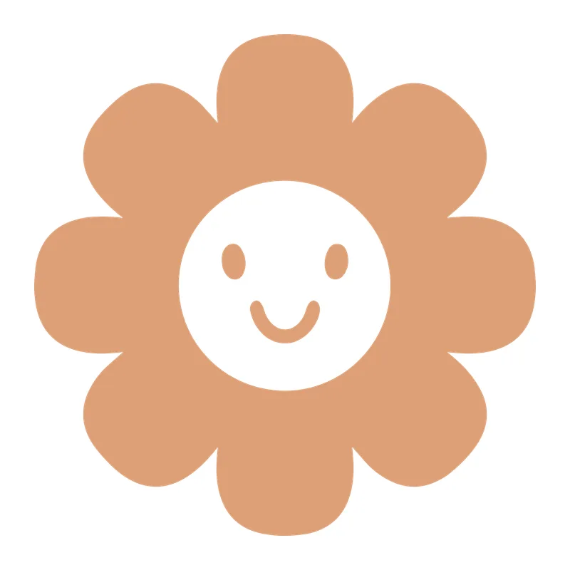 Flower Happy Face