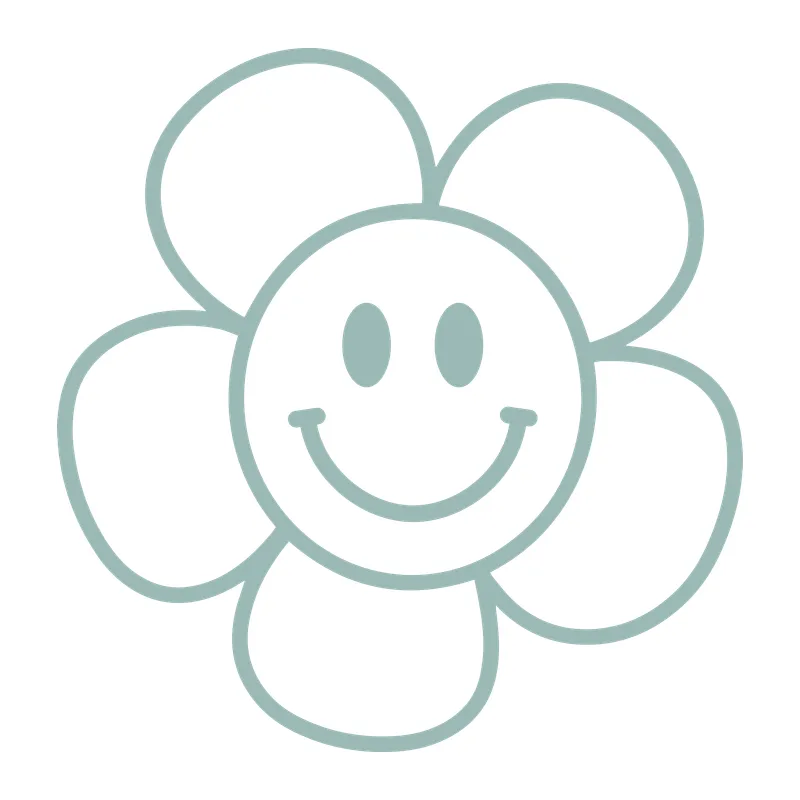 Flower Smiley Face