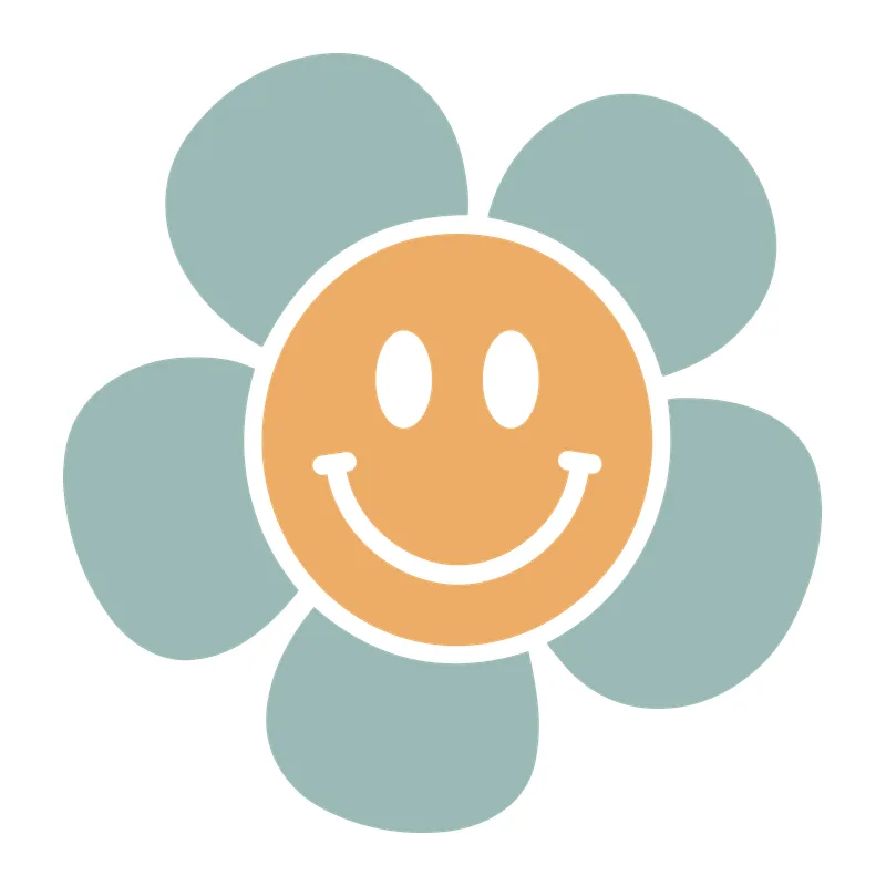 Flower Smiley Face