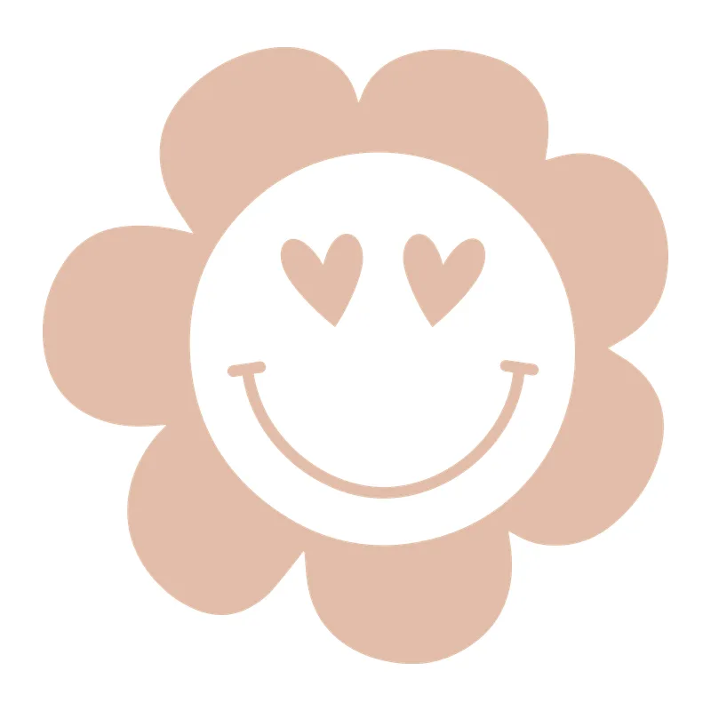 Flower Smiley Face