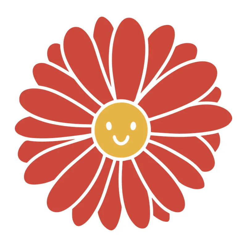 Smiling Daisy Flower