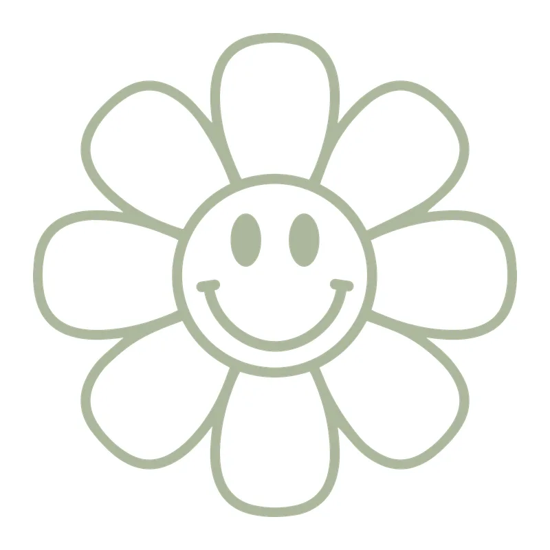 Smiley Face Daisy Flower