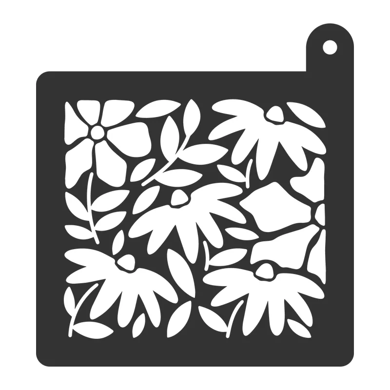 Wildflower Stencil