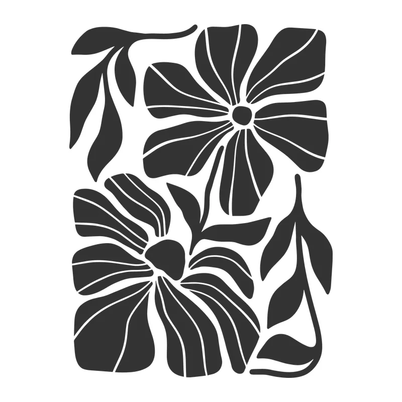 Bold Abstract Flowers