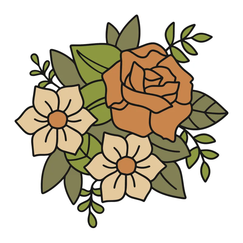 Rose and Blossom Bouquet