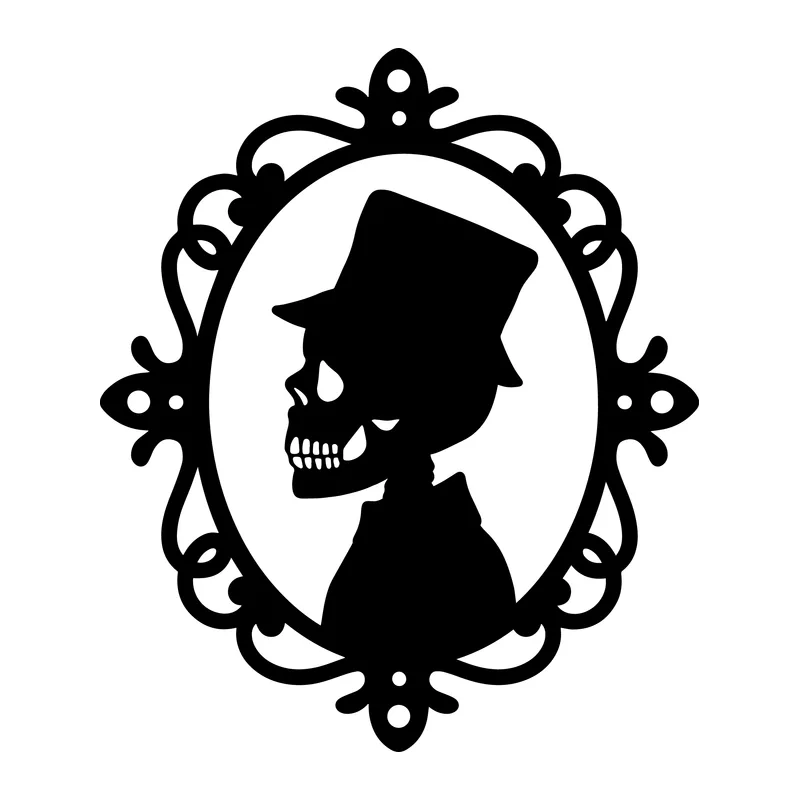 Gentleman Skeleton Cameo