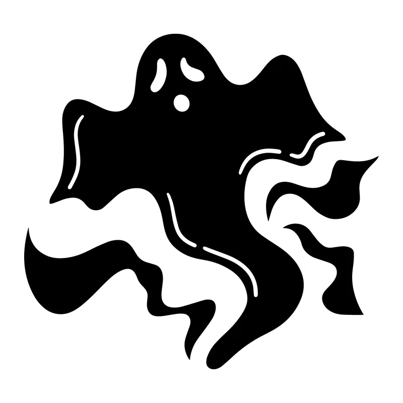 Floating Spooky Ghost