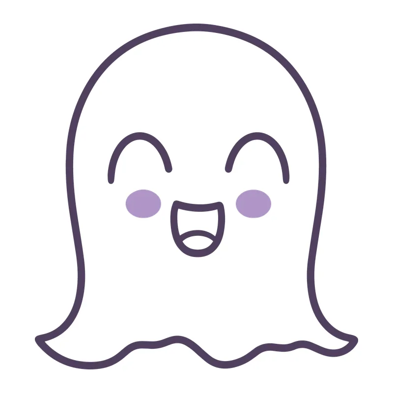 Happy Smiling Ghost