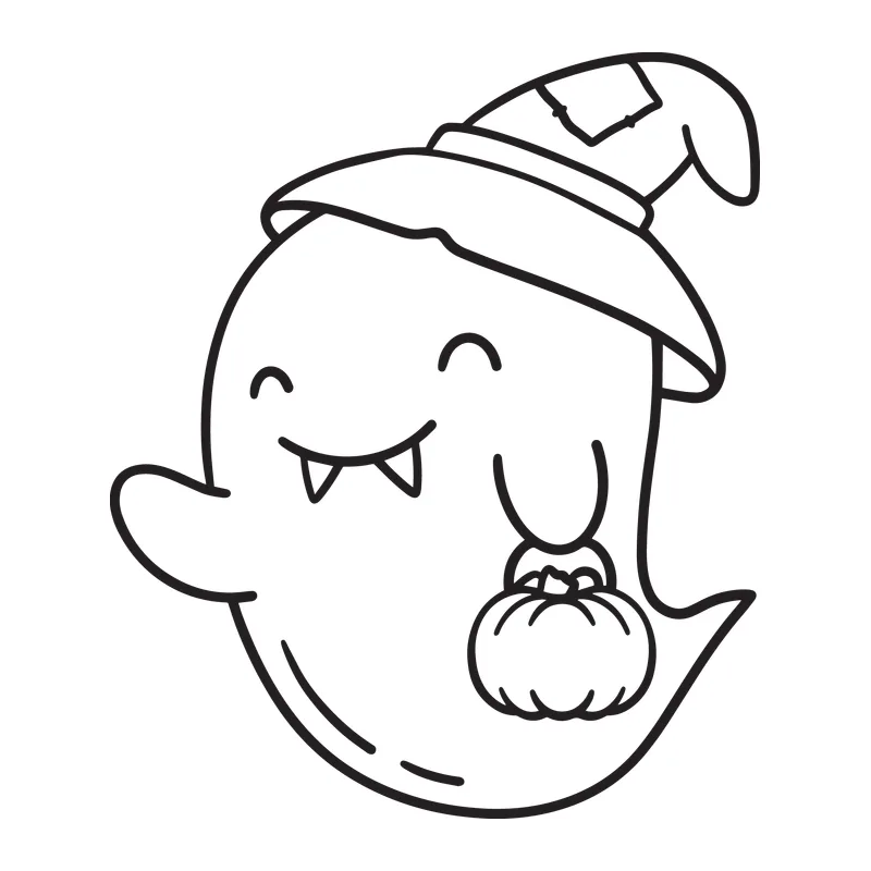 Trick or Treat Witch Ghost