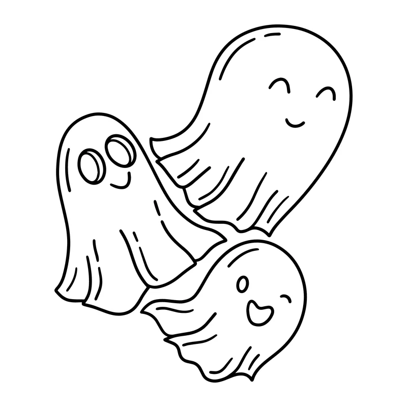Three Happy Ghosts