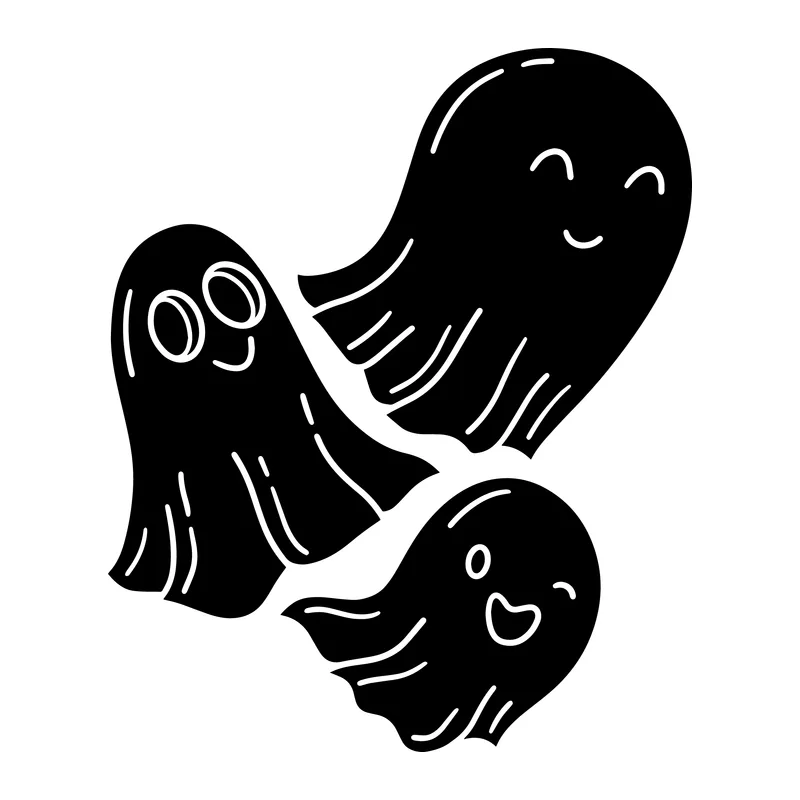 Three Happy Ghosts