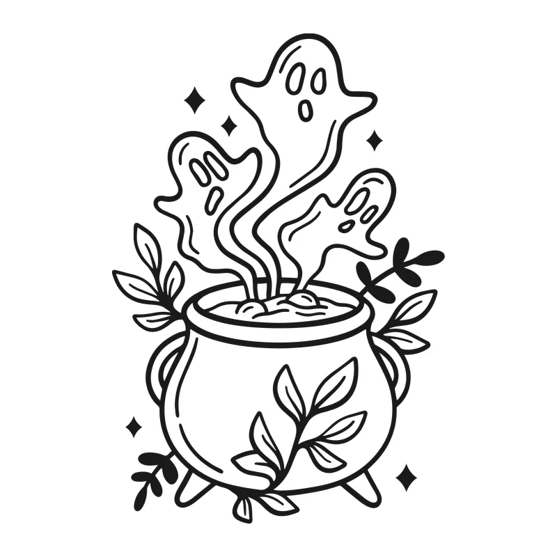 Ghosts Rising From Cauldron