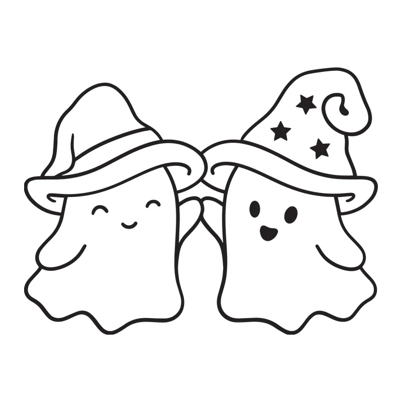 Witchy Ghost Friends