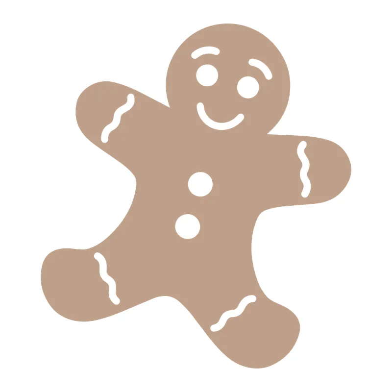 Gingerbread Man Cookie