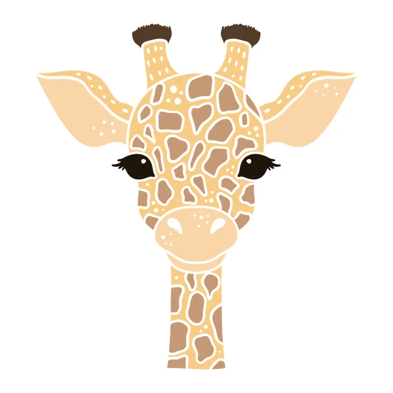Sweet Giraffe Face