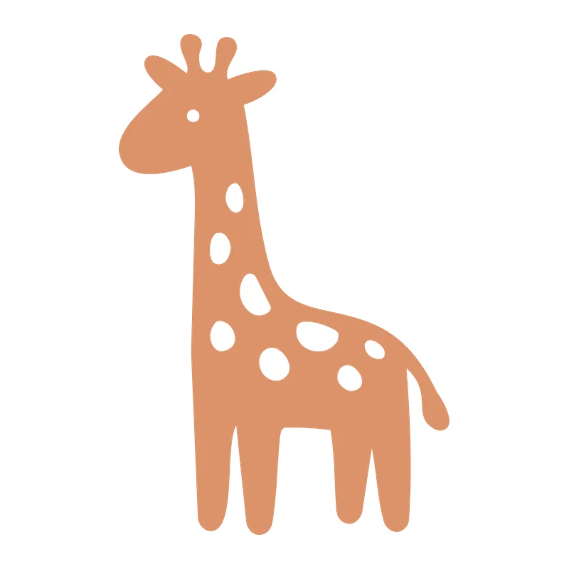 Simple Giraffe Silhouette