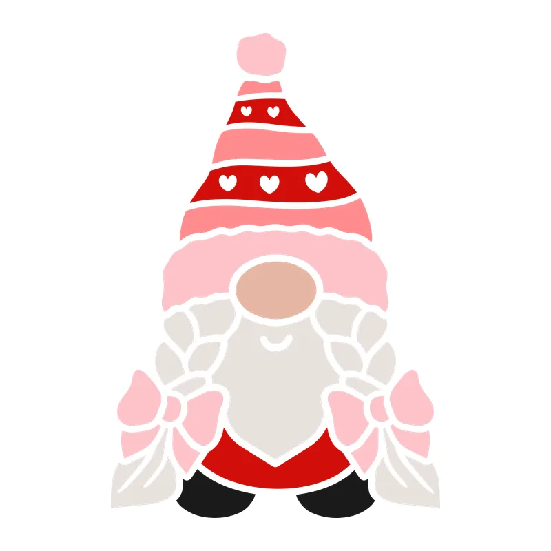 Valentine Girl Gnome