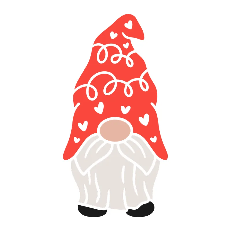 Valentine Heart Gnome