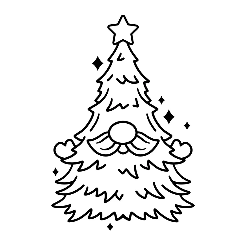 Gnome Christmas Tree