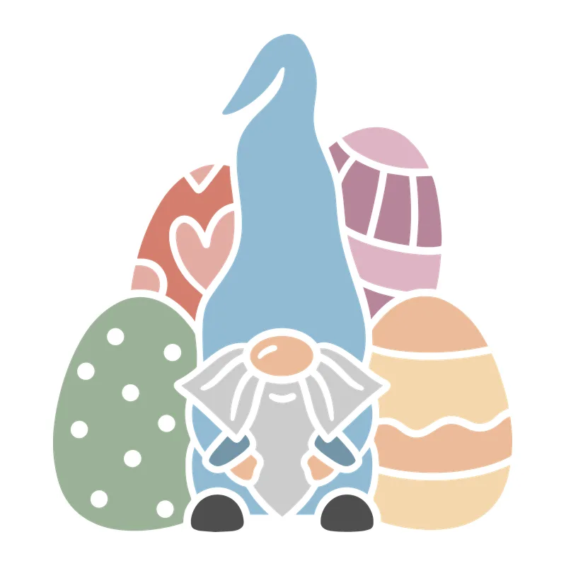 Gnome With Easter Eggs