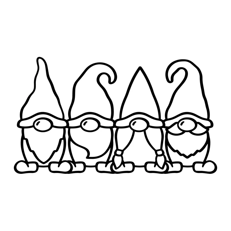 Four Little Gnomes