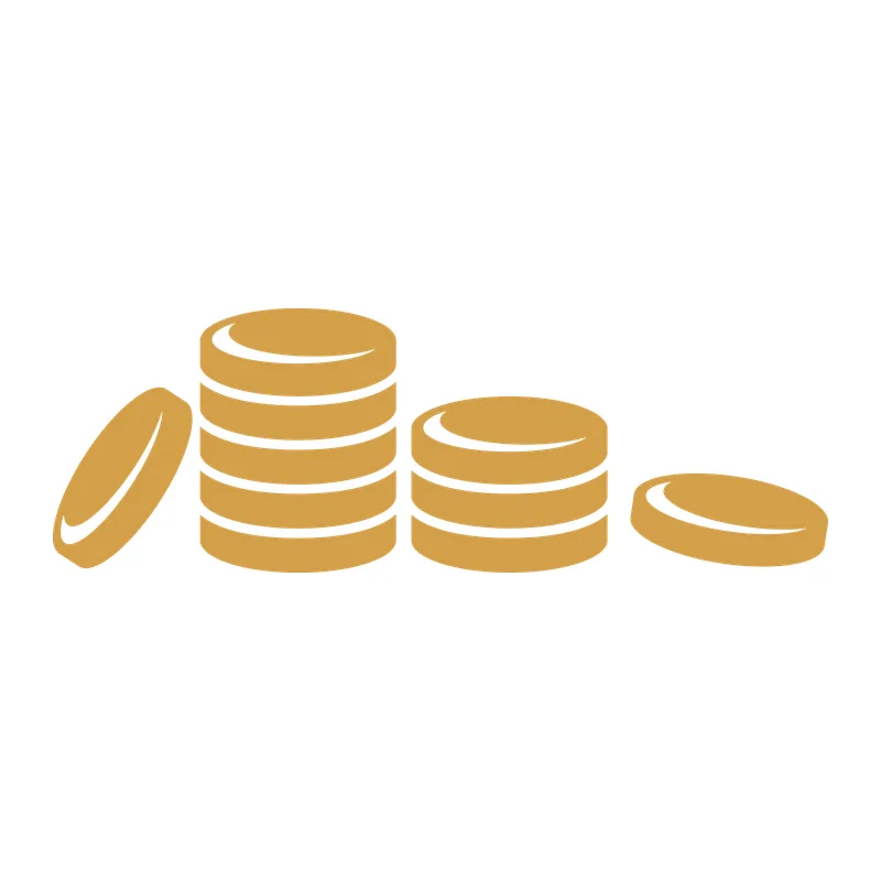 Stacked Gold Coins