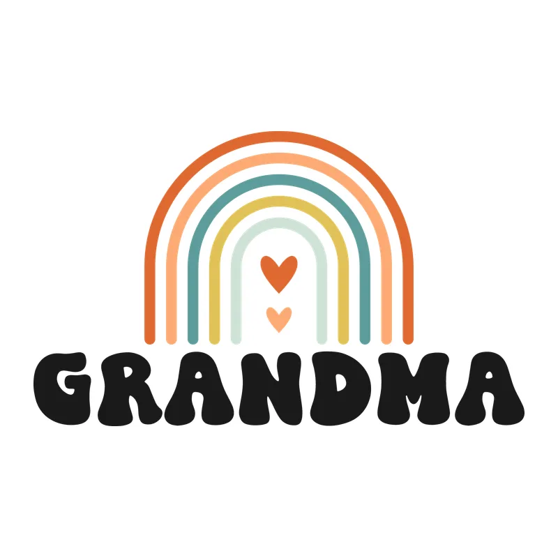 Grandma Boho Rainbow