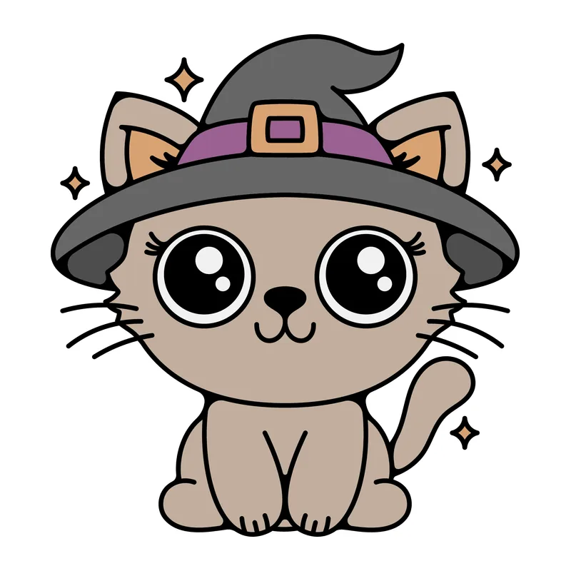 Witch Hat Kitty