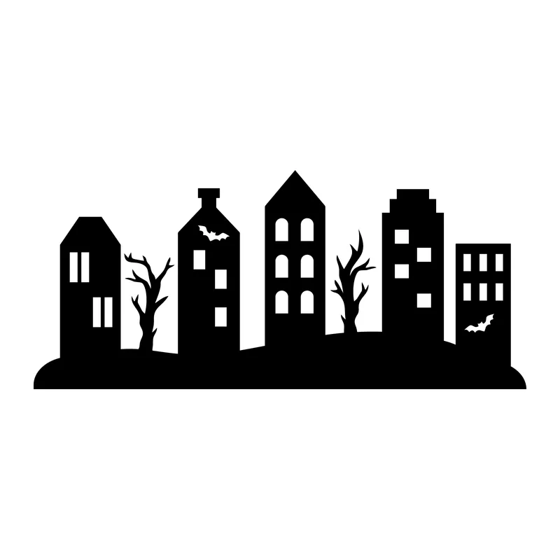 Halloween City Skyline