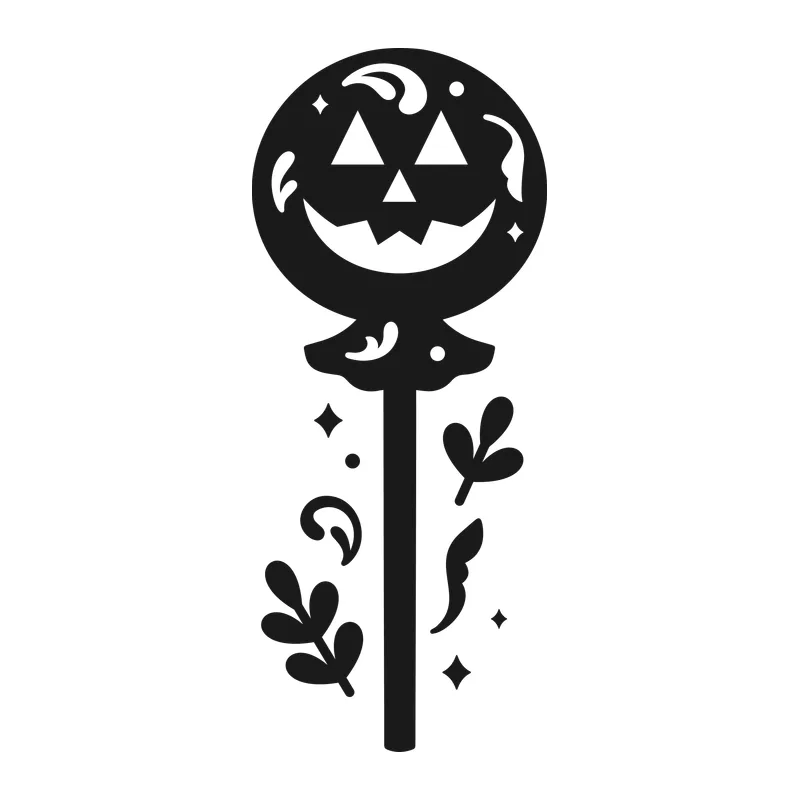 Halloween Jack-O-Lantern Lollipop