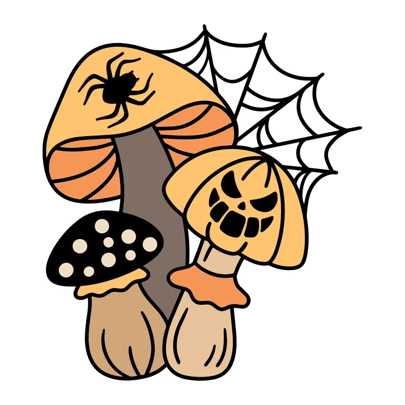 Halloween Mushrooms