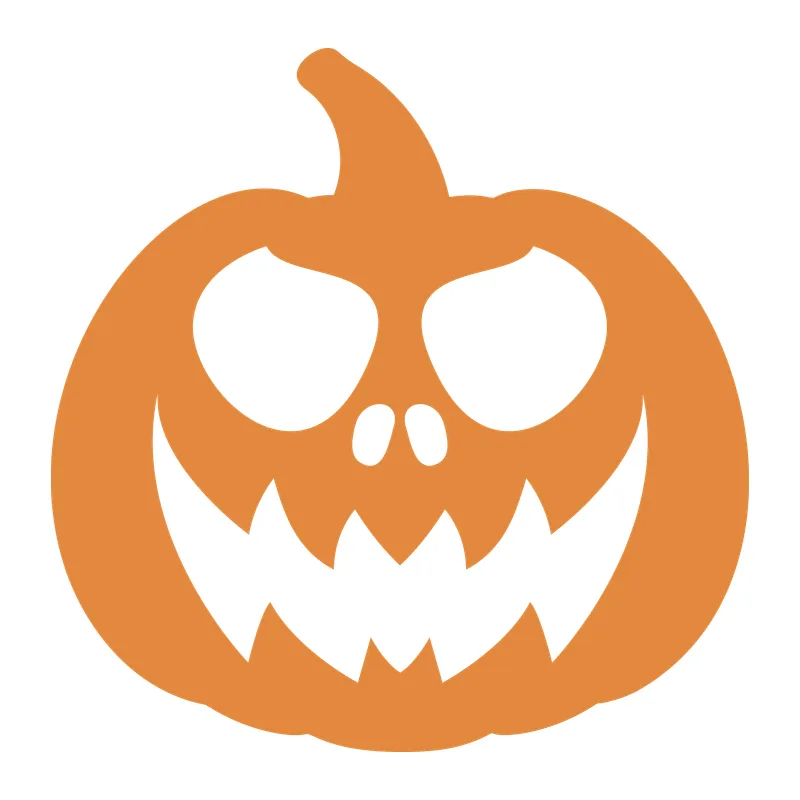 Grinning Jack-O'-Lantern