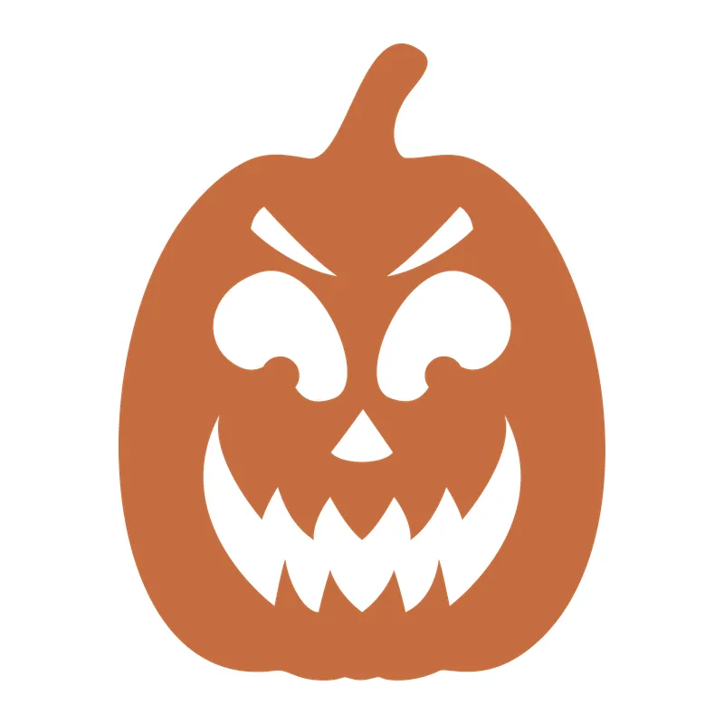 Grinning Jack-O'-Lantern