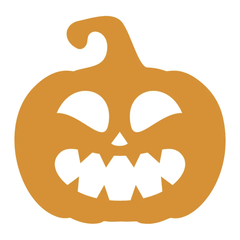 Grinning Jack-O'-Lantern