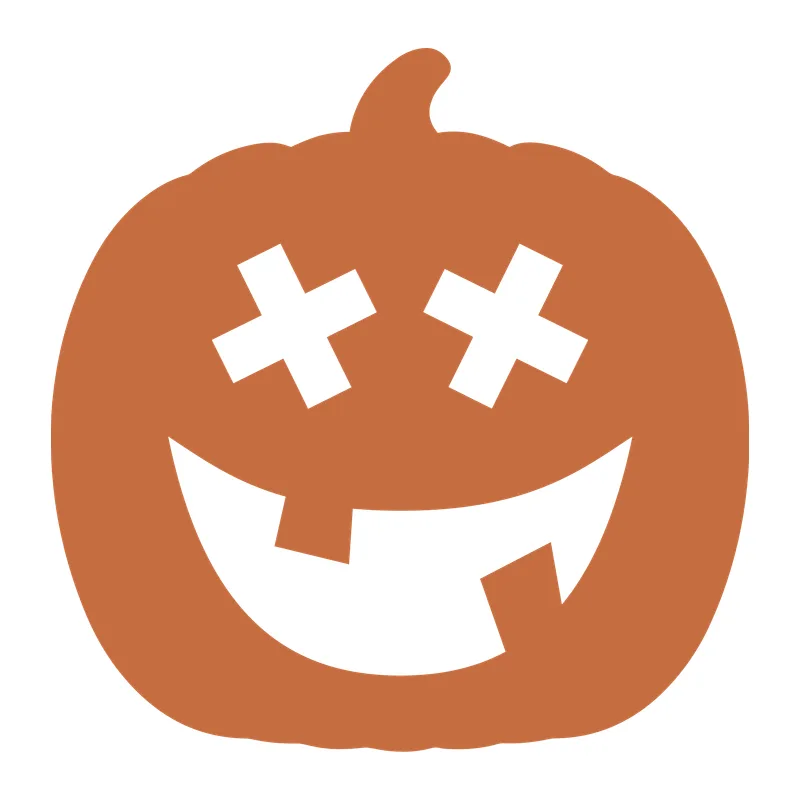 Silly Jack-O'-Lantern Face